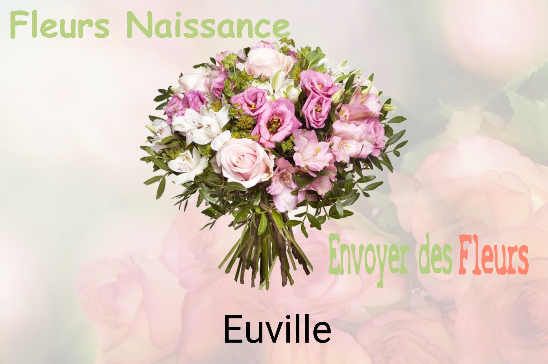 Bouquet de fleurs de naissance livré à Euville