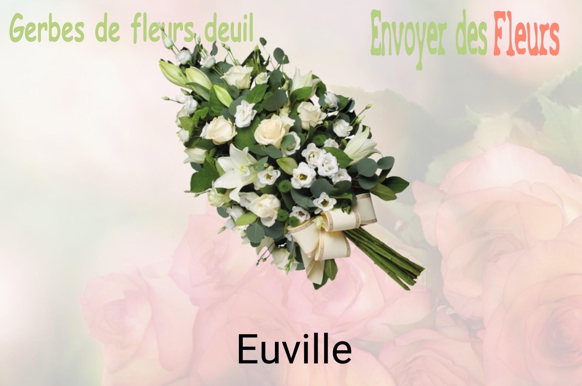 Gerbe de fleurs de deuil livrée à Euville